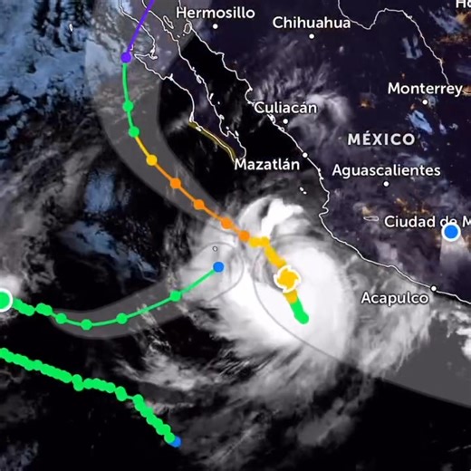 1.3K views · 24 reactions | ⚠️ #Priscilla ahora como #Huracán...