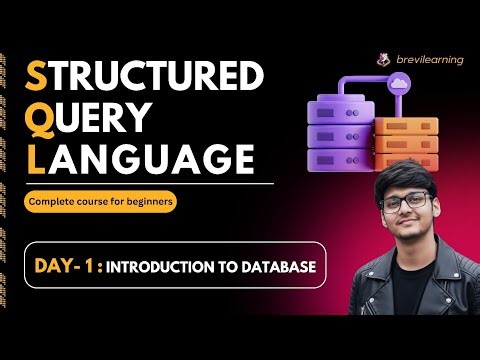 Day 1 - Introduction to Database and RDBMS || SQL complete course for beginners playlist