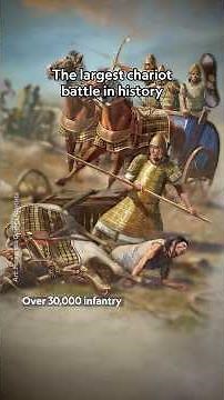 The Battle of Kadesh stands as the largest chariot battle ever recorded in history ⚔️ #NatGeo