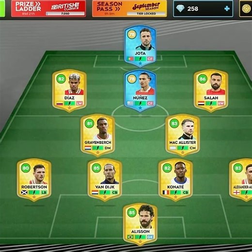 DLS Liverpool 21 and 25 Diogo Jota #dls