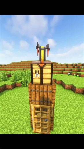 Minecraft 1X1 House🏠 #shorts