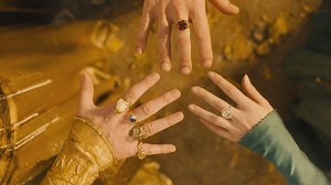 Who have the three elven rings in ‘The Rings of Power’?