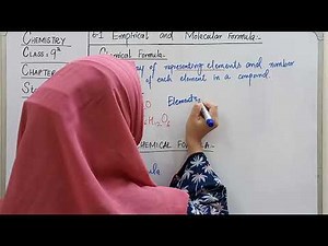 Chemistry|Class#9|Chapter#6|Stoichiometry|Chemical formula|Fbise|National Book Foundation|