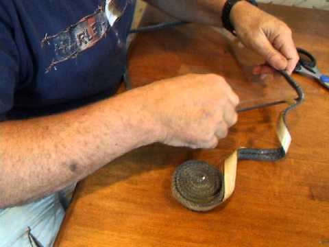 Wood burning stove glass gasket replacement