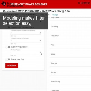1.5K views · 41 reactions | 4 simple steps to design a power supply with WEBENCH®, now featuring input EMI filter modeling. It’s simple, intuitive and previews your design in just a matter of seconds. Our power designer can help evaluate a circuit’s performance in the early stages of design, creating a reliable design with the best-possible EMI performance: https://bit.ly/3AxtQ6o | Texas Instruments | Facebook