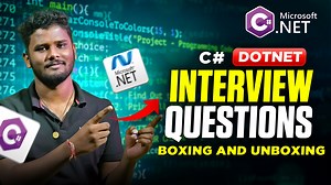11.Basic C#.Net Interview Questions & Answers - Boxing & Unboxing for- TCS, Zoho, CTS, Wipro, Infosys, HCL Companies #dotnetinterviewquestions #csharpinterviewquestions | UNIQ Technologies | Facebook