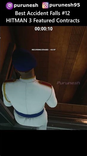 Best Accident Falls #12 🔥😎 HITMAN 3 Featured Contracts #shorts #gaming #hitman3 #hitmanwoa #action