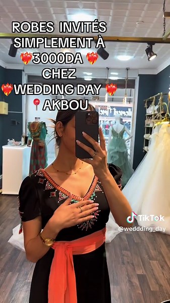 Robes Invités Simplement à 3000DA chez Wedding Day Akbou