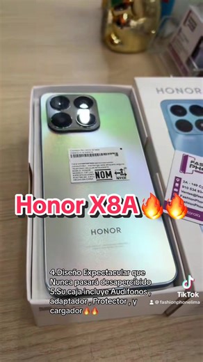 Honor X8A: Diseño y características destacadas