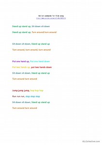 simple kids commands