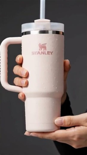 Stanley Quencher H2.0 Rose Quartz 2.0 💗 30oz Tumbler | Stay Cold All Day #Shorts #StanleyCup