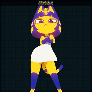 Ankha by Zone Spray for Team Fortress 2 | TF2 Sprays