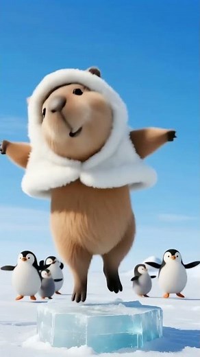 Dancing Capybara – The Cutest Show Ever! #animal #capibara #cute