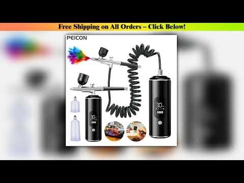 Airbrush with Compressor Portable Airbrush Painting Mini Spray Gun for Painting Paint Crafts