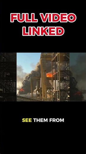 This is what 435K barrels of oil exploding looks like 🔥