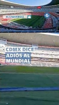 Estadio Ciudad de México se despide del Mundial 2026 #Short