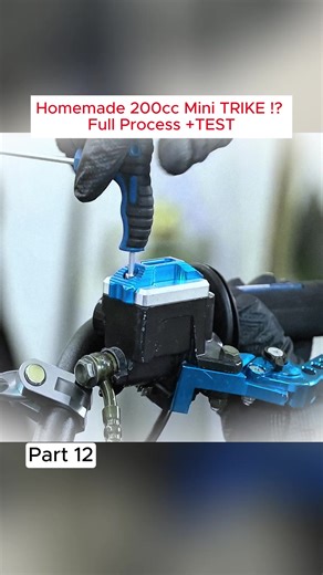 Homemade 200cc Mini Trike Build Process and Test