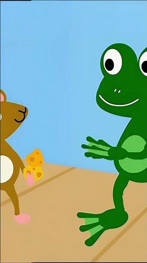 Funny Frog 4 from My First DVD by Oxbridge Baby #oxbridgebaby #learntotalk