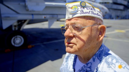 Pearl Harbor survivor Michael “Mickey” Ganitch celebrated his 101st birthday this year. He was just 22 years old on December 7, 1941, when the Japanese launched their surprise attack on Pearl Harbor. In this clip from The Weapon Hunter: Pearl Harbor Payback, Mickey remembers that horrific day and recounts the story of his survival. https://bitly.com/39qTduL | Smithsonian Channel Aviation Nation
