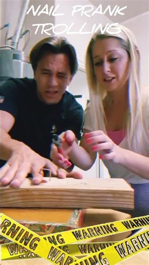 Nail Prank Trolling #trollface #nail #prank
