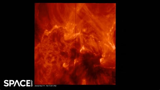 Close-up view of X1-class solar flare via NASA's IRIS mission