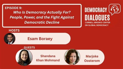 Democracy Dialogues #9 || Who is Democracy Actually For? The Fight Against Democratic Decline | Institute of Development Studies