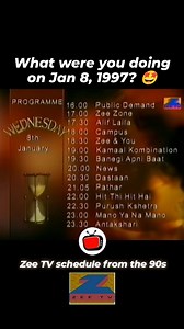Blast from the past... ✨ Which of these ZEE TV shows did you watch in the 90s? ❤️ #Nostalgia #zeetv #indiantv #throwback #oldtvads No copyright infringement intended. ❤️ | Indian TV Fans