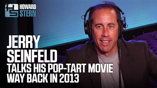 11 years before making his directorial debut with #Unfrosted, Jerry Seinfeld floated the idea of a Pop-Tarts movie while chatting with Howard Stern. | The Howard Stern Show