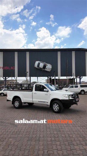 Toyota Hilux 3.0 D4D Single Cab Legend 45 🛻💪 Tough, reliable, and ready for anything. Power meets endurance with the proven 3.0 D4D engine. From R199,900 Only at Salaamat Motors 🔥 Cash/EFT deals only, no finance on all vehicles. 📍 2 Steyr Street, Corner Main Reef Road, Randfontein, Gauteng WhatsApp Only: 082 867 7736 www.salaamatmotors.co.za ° All our vehicles are VAT inclusive, free export clearance for sales across borders. ° We guarantee a full refund if the mileage is found to be inaccur