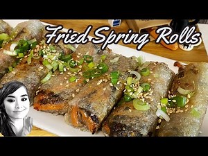 Since I Know This RECIPE, I MAKE THIS ALL THE TIME ‼️ FRIED BEEF SPRING ROLL WITH RICE PAPER 🥩