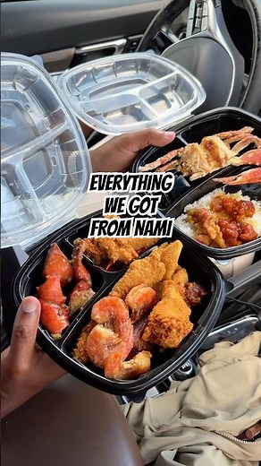 Everything we got from Nami Seafood & Sushi buffet!