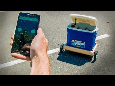 Arduino Powered Autonomous "Follow Me" Cooler