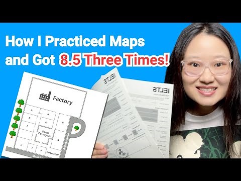 How I practiced map questions in ielts listening and got 8.5 THREE times