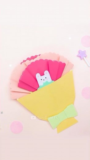 💐카네이션 꽃다발 만들기 Origami Carnation
