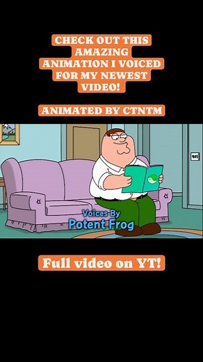 7.4K views · 24 reactions | Check out this amazing intro animation by @ctntm_ for my newest voice trolling video! Check the full video link in my bio! #fyp #familyguy #animation #impressions #voiceacting #potentfrog #ctntm | Nigel King | Facebook