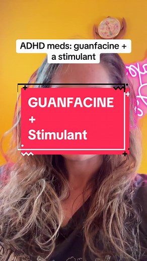 Guanfacine (intuniv is the brand name for the ER version) a stimulant is often a combination of gold. I typically start kids on guanfacine if they struggle with hyperactivity/impulsivity and strong anxiety. The addition of a stimulant can really help the inattentive piece. Guanfacine also can last all day and help with sleep. Most common side effect of guanfacine is sleepiness that lasts 4 days for most people. I usually like people to start it on weekends or vacations #guanfacine #adhd #adhdmed