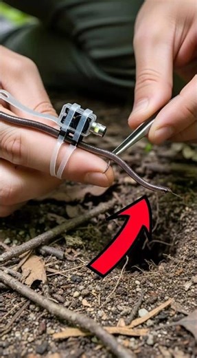 Minds Blowing 😯 Tiny Snake Exploring Deep Underground