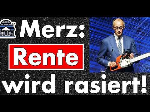 A public confession! Merz will slash pensions but not lower contributions! That's theft!