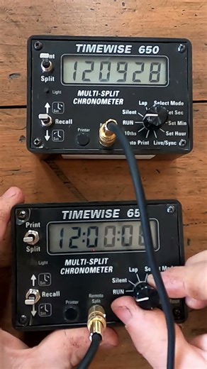TimeWise 650 rally clock: How To Sync Time