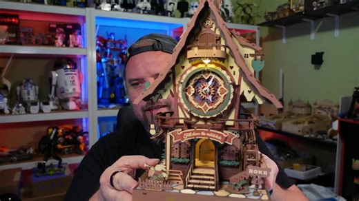 ROKR Cuckoo Clock! Telling the time is both easy and entertaining with the ROKR Cuckoo Clock. With a woodland cottage design and recognizable elements from fairy tales, this DIY puzzle clock is a feast for the eyes and the imagination. Video Source: @Black&RedBuilds on YouTube | ROKR