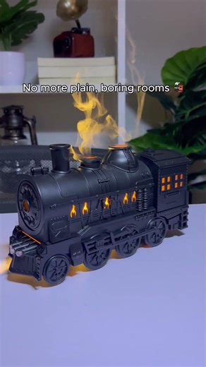 The only traffic I want to see today #werdream #trainhumidifier #cozyvibes #humidifier #homedecorusa