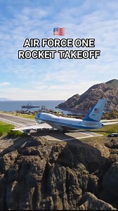 123K views · 1.7K reactions | Most Powerfull Air Force One makes a Rocket take off #usa #airforceone | IronGaming | Facebook