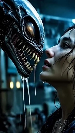 Alien vs Human Intense Moment 👁️ | Horror Short Film Clip