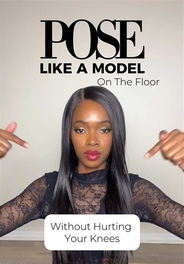 I was asked to show y’all some pose tips on the floor that doesn’t hurt your knees… so here you go 💋 Pose ideas for your next content day or photoshoot. Which one are you practicing? . #pose #poseideas #howtopose #poseinspo #fyp