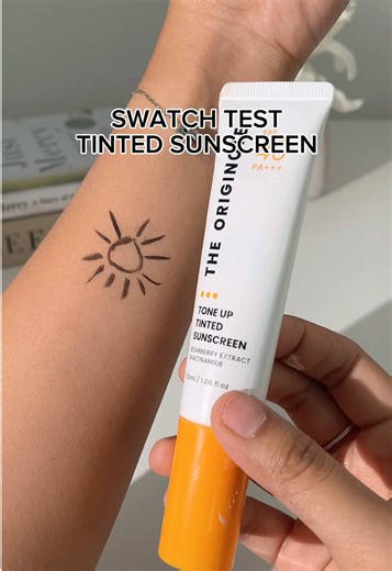 Toned-Up Tinted Sunscreen: Lightweight & Buildable