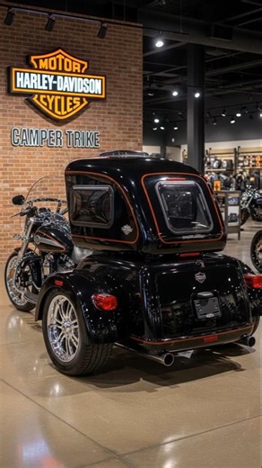 The Ultimate Road Trip Machine Harley Camper Trike 2026!