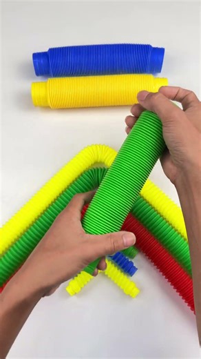 Creating and Relaxing Crunchy POPs TUBE #diy#satisfyingvideos #relaxing #creative #oddasmr #poptubes