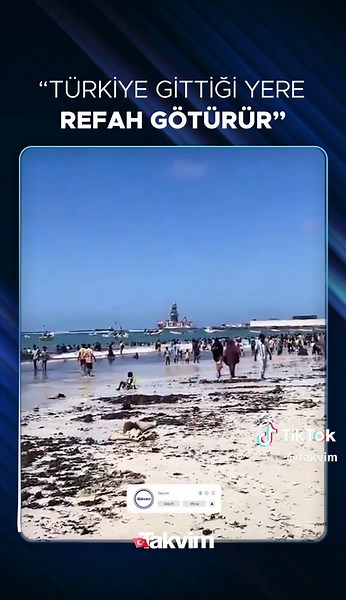 🇹🇷 Dünyanın en büyük sondaj gemilerinden Çağrı Bey’i gören Somalililer sevinçle sahile akın etti. 📌 Çağrı Bey, Türkiye'nin yurt dışındaki ilk derin deniz arama sondajını gerçekleştirecek