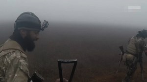 HTS jihadist rebels use fog as cover and raid a SAA/regime position; Dec 18th 2022, Idlib, Syria (NSFW)
