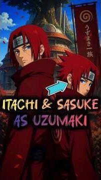 What If Itachi & Sasuke Were Uzumaki 🤯🔥 | Anime BLAH